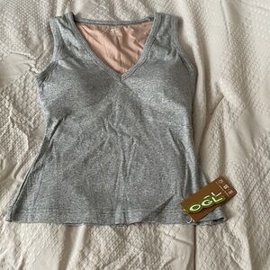 OGL Women's Gray V-Neck Tank Top
